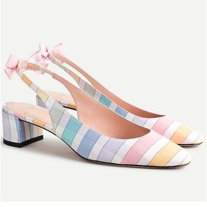 Jcrew slingback pumps